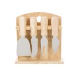 KIT QUEIJO C/ 5 PEÇAS - MARROM