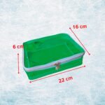 GOOD VIBES - ( TRANSP. VERDE E BRANCO ) NECESSAIRE JUMBO - Imagem 3