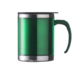CANECA ACRÍLICA 400 ML COM TAMPA - VERDE