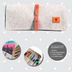 NATURAL BASIC - NECESSAIRE ENROLADINHA TEC CINZA - Imagem 3