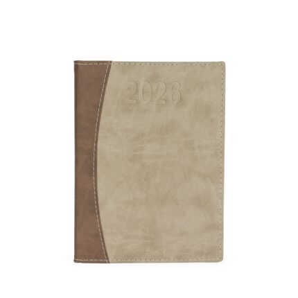 AGENDA DIÁRIA 2026 - BEGE