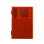 BLOCO DE ANOT. C/ AUTOADESIVOS - VERMELHO - VERMELHO