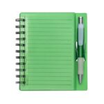 CADERNETA DE ANOTAÇÕES C/ CANETA - VERDE
