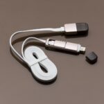 CABO DE DADOS USB V8 / LIGHTNING - BRANCO