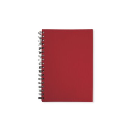 CADERNO CAPA EMBORRACHADA - VERMELHO