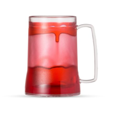 CANECA ACRÍLICA C/ GEL - VERMELHO