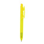 CANETA PLÁSTICA FLUORESCENTE - BRANCO