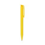 CANETA PLÁSTICA LEITOSA - AMARELO