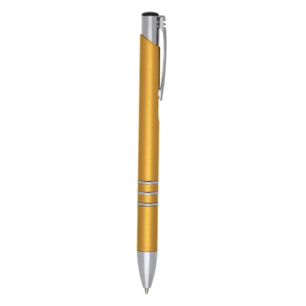 CANETA PLÁSTICA - DOURADO