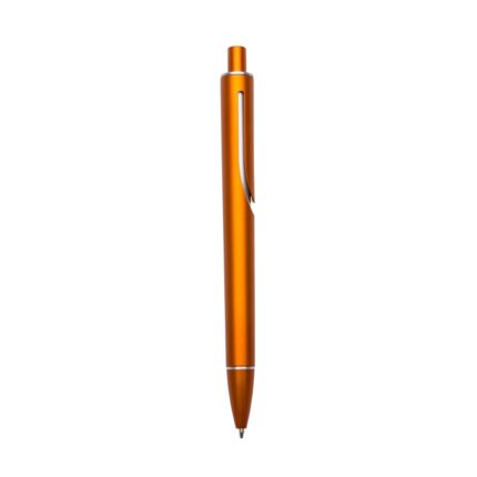 CANETA PLÁSTICA C/ 1 ANEL - LARANJA