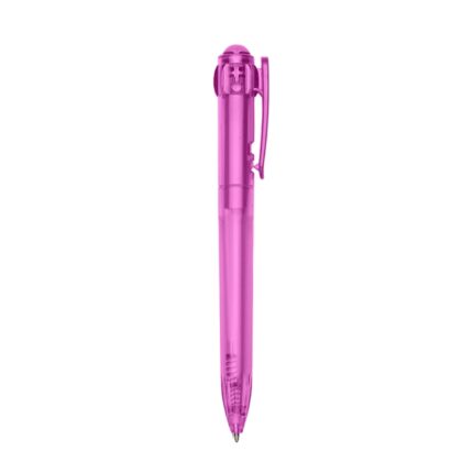 CANETA PLÁSTICA - ROSA