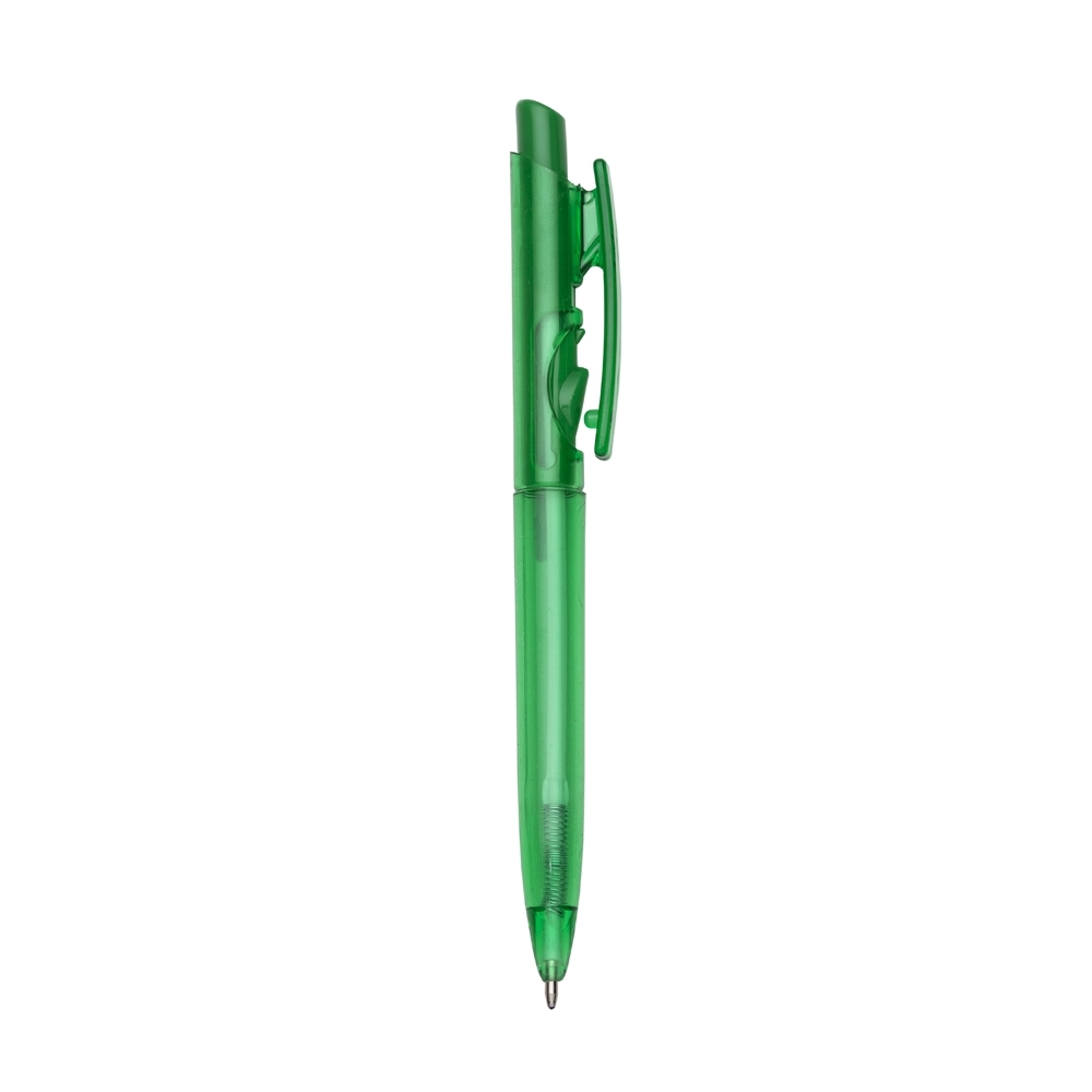 CANETA PLÁSTICA TRANSLUCIDA - VERDE CANETA PLÁSTICA TRANSLUCIDA - VERDE