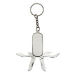 CHAVEIRO CANIVETE 4 FUNÇÕES - CINZA