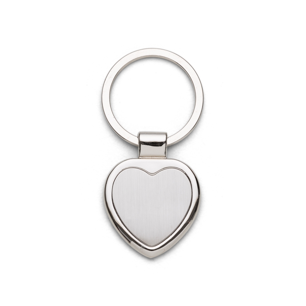 CHAVEIRO METAL FORMATO CORAÇÃO - CINZA CHAVEIRO METAL FORMATO CORAÇÃO - CINZA