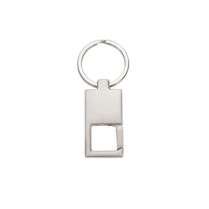 CHAVEIRO DE METAL RETANGULAR - CINZA