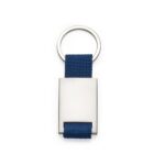 CHAVEIRO DE METAL C/ NYLON - CINZA