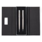 CONJUNTO CANETA E LAPISEIRA METAL - COBRE