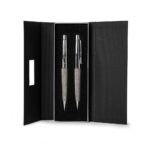 CONJUNTO CANETA E LAPISEIRA METAL - CINZA