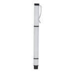 CANETA METAL C/ MARCA TEXTO - BRANCO