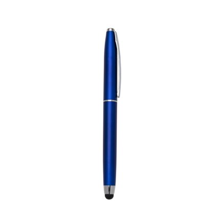 CANETA PLÁSTICA TOUCH - AZUL