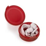 FONE DE OUVIDO STEREO ENTRADA P2 - VERMELHO