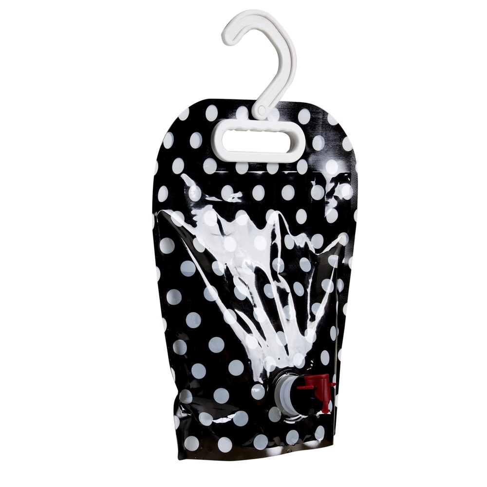 GALÃO DOBRÁVEL 3 LITROS BOLINHAS - PRETO GALÃO DOBRÁVEL 3 LITROS BOLINHAS - PRETO