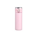 GARRAFA TÉRMICA EM INOX 400ML- ROSA