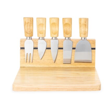 KIT QUEIJO C/ 6 PEÇAS - MARROM