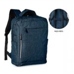 MOCHILA C/ USB- AZUL