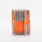 PACOTE C/ 50 CANETAS METAL 4 ESTRELAS - CINZA - CINZA