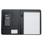 PASTA DE CONVENÇÃO C/ BLOCO E CALCULADORA - PRETO