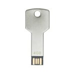 PEN DRIVE CHAVE 8 GB - CINZA - CINZA