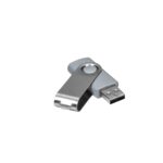 PEN DRIVE SM 4 GB GIRATÓRIO - CINZA