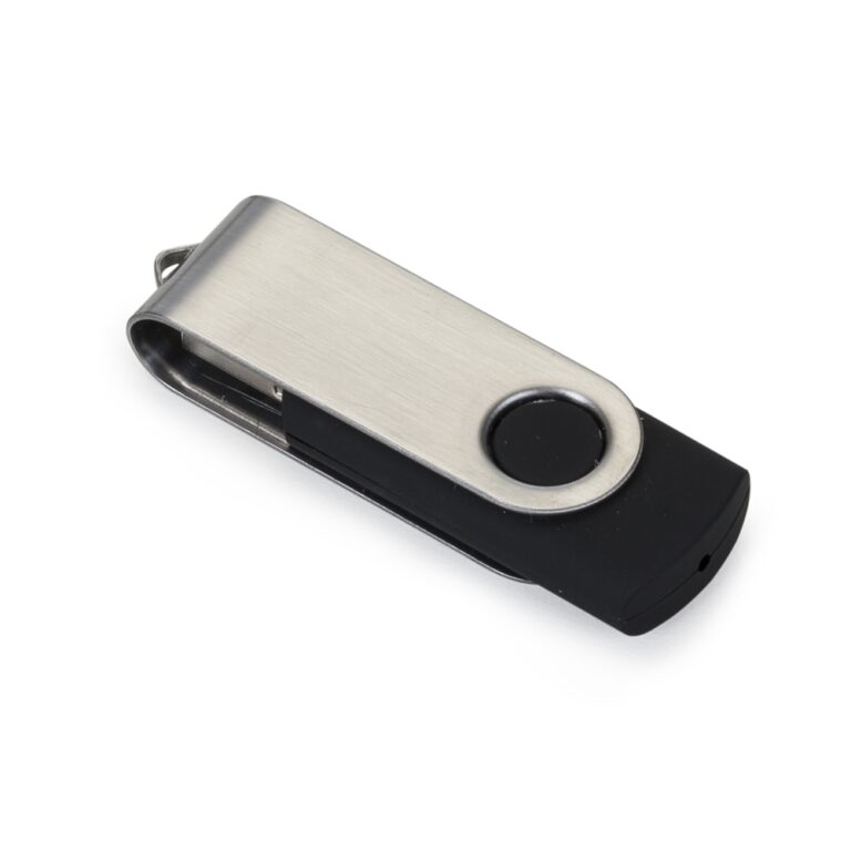 PEN DRIVE SM 4 GB GIRATÓRIO - PRETO