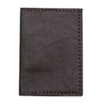 PORTA CARTÃO DE COURO SINTETICO - MARROM