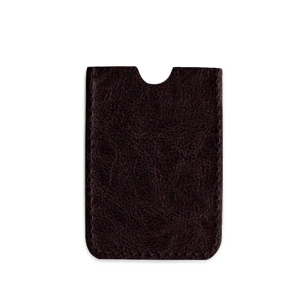 PORTA CARTÃO DE COURO SINTETICO - PRETO PORTA CARTÃO DE COURO SINTETICO - PRETO