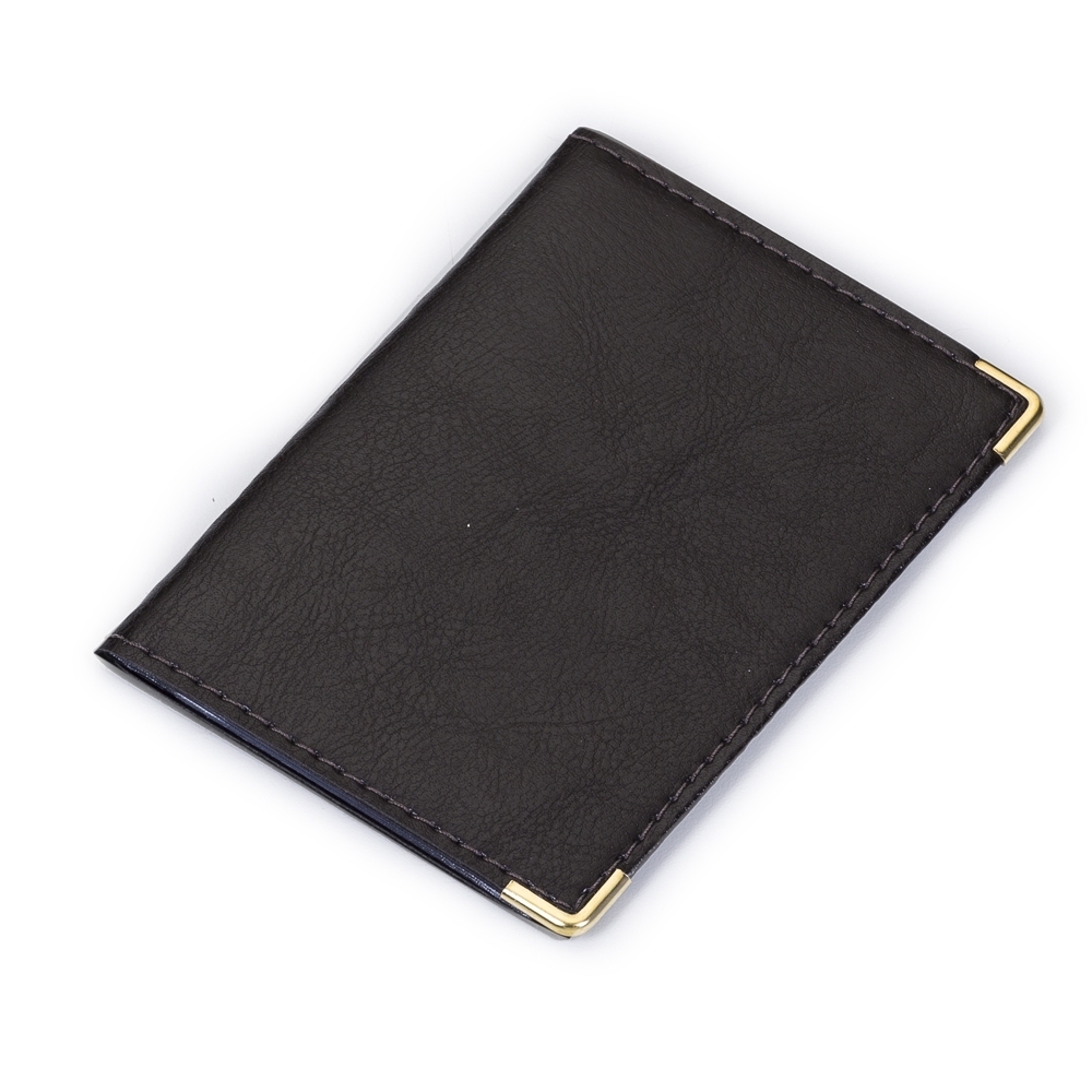 PORTA DOCUMENTO EM COURO SINTÉTICO - MARROM - MARROM PORTA DOCUMENTO EM COURO SINTÉTICO - MARROM - MARROM