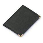 PORTA DOCUMENTO EM COURO SINTÉTICO - PRETO - PRETO