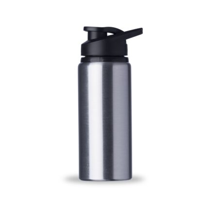 SQUEEZE ALUMINIO BRILHANTE 650ML - CINZA