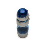 SQUEEZE PLASTICO C/ METAL 450ML BICO E ALÇA - AZUL