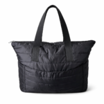 Bolsa Puffer Impéria com Bolsos Externos - Preta